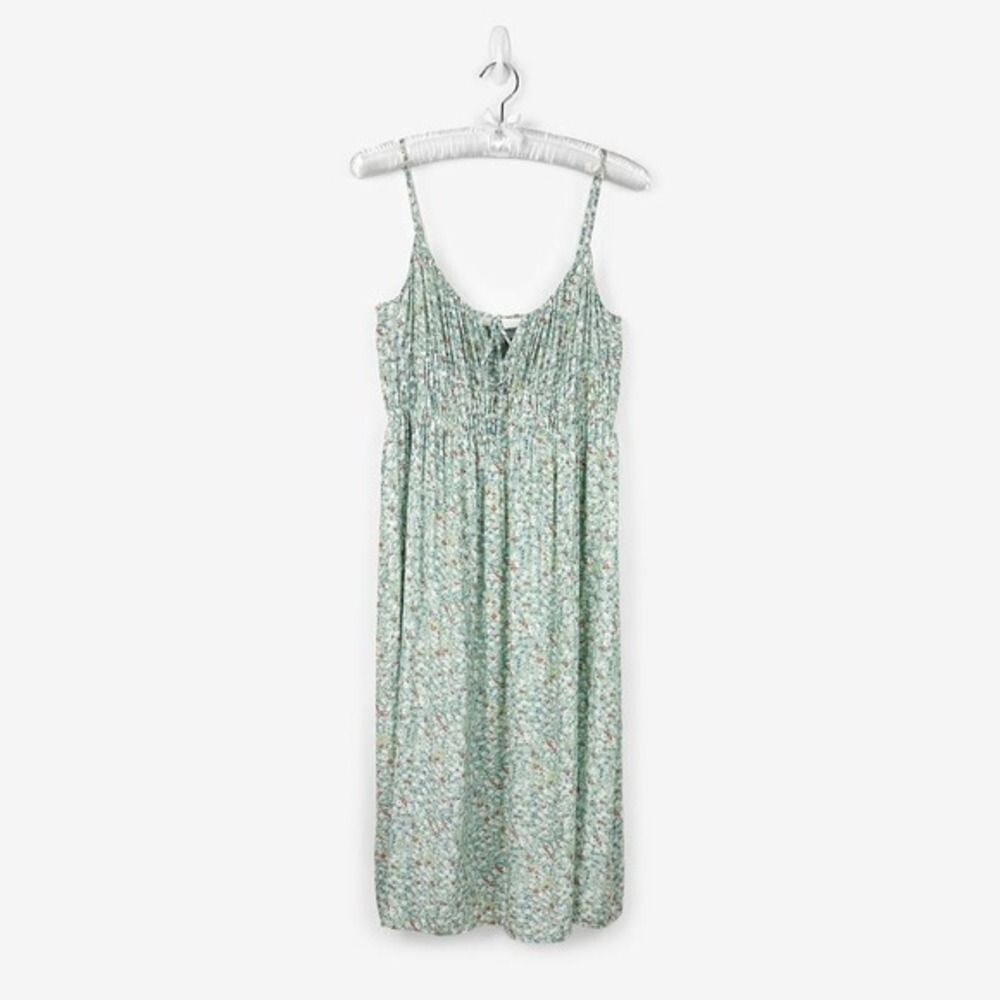 Rails Octavia Midi Dress Size XL Green Summer Meadow Floral‎ Boho Beachy Cottage